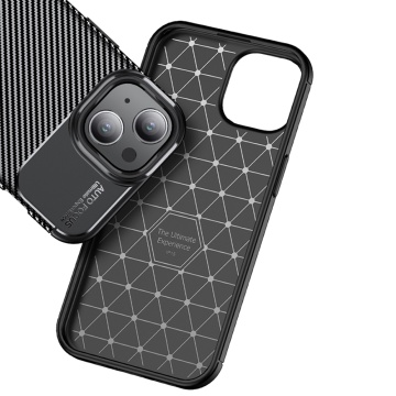 Husa IPhone 14 Techsuit - CarbonFiber, Negru - Img 4