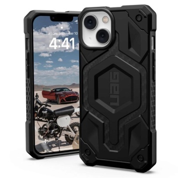 Husa iPhone 14 UAG Monarch Pro MagSafe, Carbon Fiber - Img 1