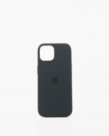 Husa Iphone 15 din silicon Neagra MagSafe - Img 1