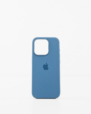 Husa Iphone 15 Pro din silicon Albastra MagSafe - Img 1