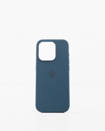 Husa Iphone 15 Pro din silicon Navy Blue MagSafe - Img 1
