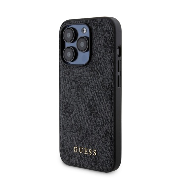 Husa iPhone 15 Pro Guess Hardcase Powerbank MagSafe GUBPM5P15L4GEMGK- Negru - Img 5