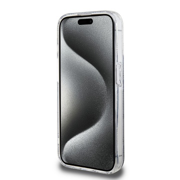 Husa iPhone 15 Pro originala Guess IML GCube MagSafe GUHMP15LHGCUSTGK- Negru - Img 4