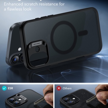 Husa iPhone 16 ESR Classic Hybrid HaloLock- Frosted Black - Img 5