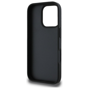 Husa iPhone 16 Pro Max - DKNY Leather Hardcase Texture Pattern Tonal Stripe (DKHCP16XPRTHSLK) - Black - Img 6