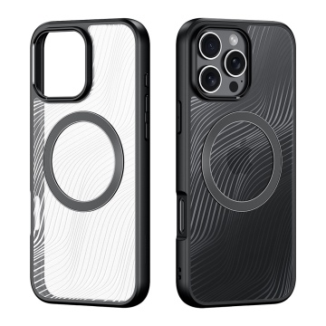 Husa iPhone 16 Pro Max Dux Ducis Aimo MagSafe Series - Negru - Img 3