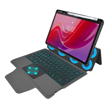 Husa Lenovo Tab M11, KeyTab Pro (with RGB Wireless Keyboard/Stylus Pen Holder, Techsuit- Negru - Img 3