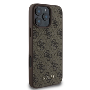 Husa originala Guess iPhone 16 Pro Hardcase 4G Classic - Maro - Img 4