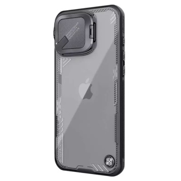 Husa pentru iPhone 16 Pro Max - Nillkin Iceblade Prop (without Camera Cutout) - Black - Img 5