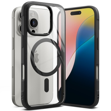 Husa pentru iPhone 16 Pro Max - Ringke Fusion Bold MagSafe - Black - Img 1