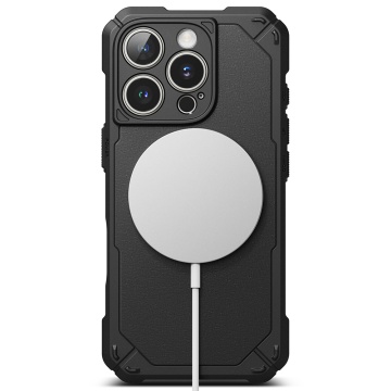 Husa pentru iPhone 16 Pro Max - Ringke Rugged Gear MagSafe - Black - Img 2