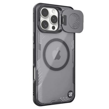Husa pentru iPhone 16 Pro - Nillkin Iceblade Prop Magnetic (without Camera Cutout) - Black - Img 1