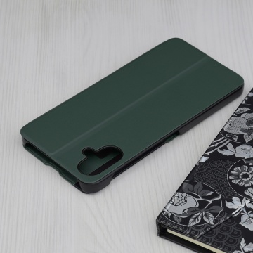 Husa Samsung Galaxy A06 Eco Leather View flip tip carte - Verde - Img 2