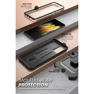 Husa Samsung Galaxy S21 FE 5G Supcase Unicorn Beetle Pro - Negru (Copy 1) - Img 4