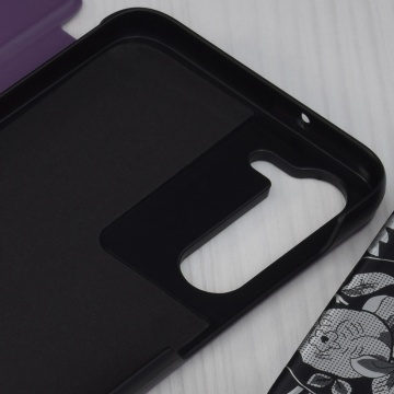 Husa Samsung Galaxy S23 Eco Leather View flip tip carte, Purple - Img 3