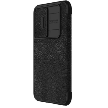 Husa Samsung Galaxy S23 FE Nillkin QIN Pro Leather, Black - Img 3
