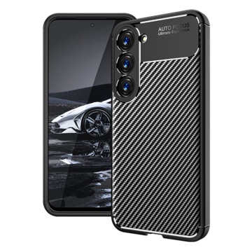 Husa Samsung Galaxy S23 Plus Techsuit CarbonFiber, Black - Img 1