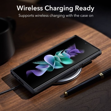 Husa Samsung Galaxy S23 Ultra ESR Classic Kickstand, Clear Black - Img 2