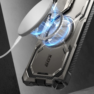 Husa Samsung Galaxy S24 Ultra, I-Blason Armorbox MagSafe- Gri - Img 5