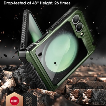 Husa Samsung Galaxy Z Flip6 Supcase Unicorn Beetle Pro - Verde - Img 4