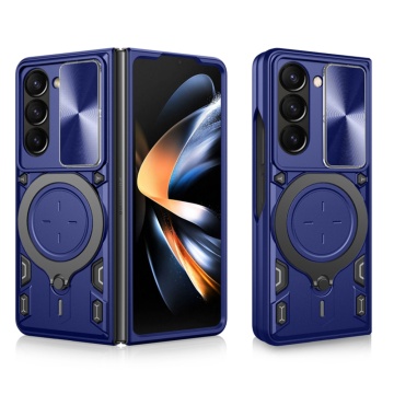 Husa Samsung Galaxy Z Fold 5 Techsuit CamGuard Pro - Albastru - Img 1