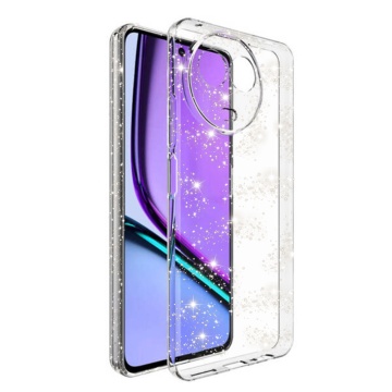 Husa sclipici Realme 11 5G Techsuit SparkleSkin - Transparenta - Img 1