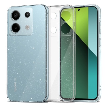 Husa sclipici Xiaomi Redmi Note 13 Pro 5G Techsuit SparkleSkin - Transparent - Img 1