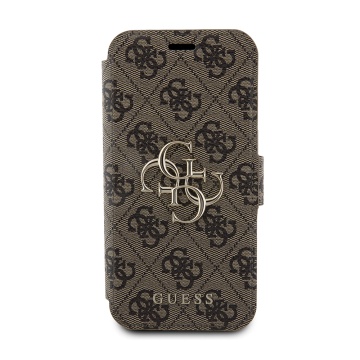 Husa tip carte iPhone 15 Pro Guess Book 4G GUBKP15L4GMGBR - Maro - Img 6