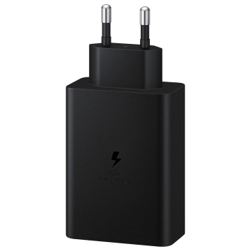 Incarcator Samsung 65W PPS 2x Type-C PD/USB, EP-T6530NBEGEU, Negru - Img 3
