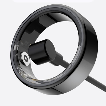 Inel Smart Techsuit (R02) - Unisex, Monitorizeaza ritmul cardiac, HRV, Saturatia de oxigen, Somn, Fitness, Dimensiune 19mm - Negru - Img 6