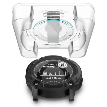 [Pachet 2x] Folie Garmin Instinct 2X Solar Spigen Glas.tR EZ Fit - Transparent - Img 4