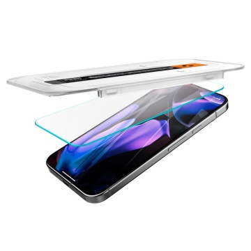 [Pachet 2x] Folie Google Pixel 9 Pro Spigen Glas.tR EZ Fit - Transparenta - Img 5