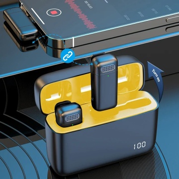 [Pachet 2x] Lavaliera wireless Lightning Techsuit LW3- Negru - Img 6