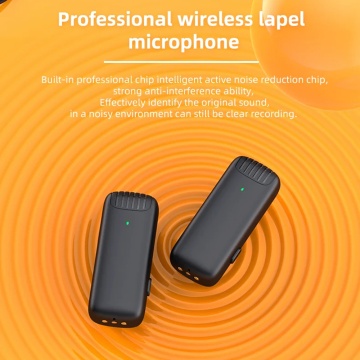 [Pachet 2x] Lavaliera wireless Type-C Techsuit LW4 - Negru - Img 3