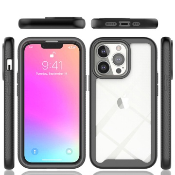[Pachet 360°] Husa + folie iPhone 14 Pro Techsuit Defense, Black - Img 2