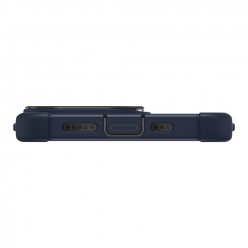 [Pachet 360°] Husa + folie iPhone 15 Plus ESR Armor Tough Kickstand HaloLock, albastru/transparenta (Copy 1) - Img 2