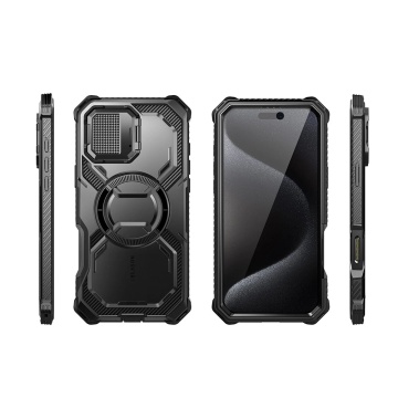 [Pachet 360°] Husa + folie iPhone 16 Pro I-Blason Armorbox - Negru - Img 7