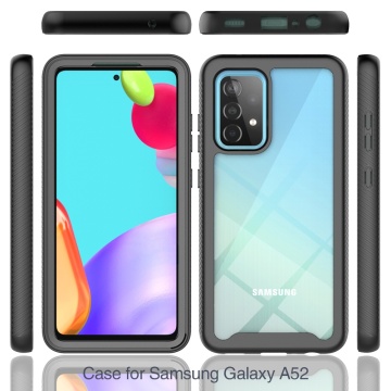 Pachet 360° Husa + folie Samsung Galaxy A72 4G Techsuit Defense - Negru - Img 6