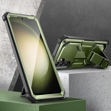 Pachet 360°] Husa + folie Samsung Galaxy S23 FE I-Blason Armorbox, Verde - Img 3