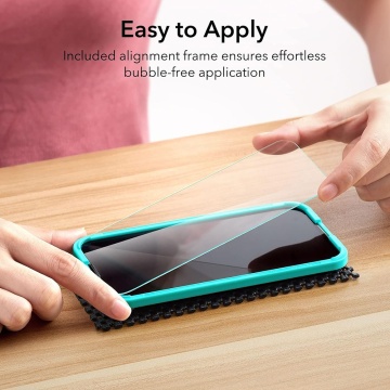 [Pachet 3x] Folie sticla iPhone 14 Plus ESR Tempered Glass, Transparenta - Img 4