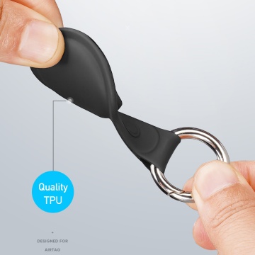 [Pachet 4x] Husa Apple AirTag Loop Dux Ducis tip breloc chei - Img 6