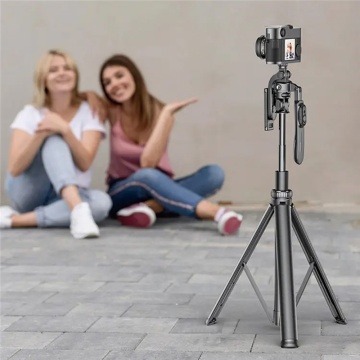Selfie stick cu tripod si telecomanda, Bluetooth 5.0 Yesido SF17 - Negru - Img 2