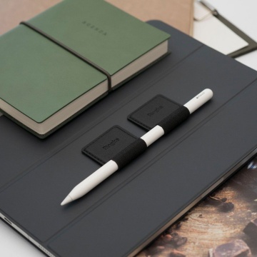 [Set 2x] Suport stylus pen telefon, tableta autoadeziv Ringke, Negru - Img 3