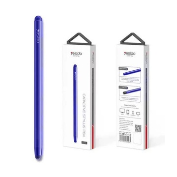 Stylus pen capacitiv 2in1 Android, iOS Yesido ST01, albastru - Img 2