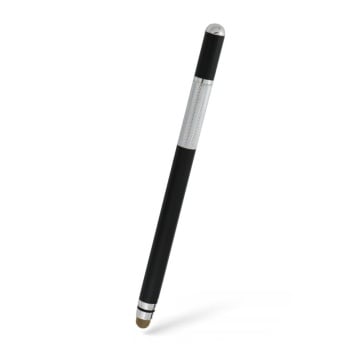Stylus Pen Techsuit, Universal, Android, iOS, Aluminiu, JC03 - Negru - Img 1