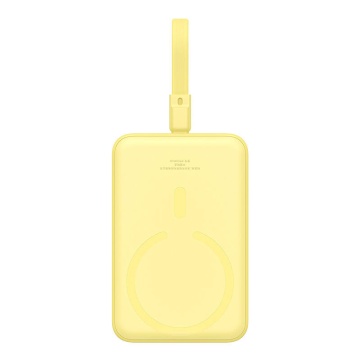 Acumulator Extern MagSafe, USB-C, 10000mAh, 20W - Baseus Magnetic Mini (P10022109Y23-00) - Yellow - Img 5