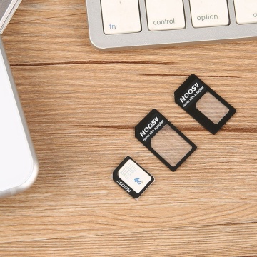 Adaptor Nano SIM, Micro SIM Techsuit Unlimited Innovation - Negru - Img 5