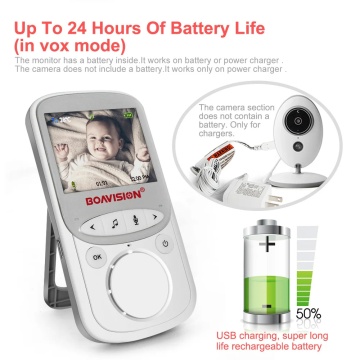 Baby monitor pentru monitorizare copii Techsuit, VB605 - Alb - Img 3