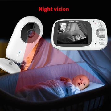Baby monitor pentru supraveghere bebe Techsuit, VB609 - Alb - Img 6
