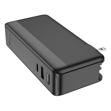 Baterie Externa Hoco - cu priza US / UE (Q16) - USB, Type-C, 22,5 W, 10000 mAh - Negru - Img 5